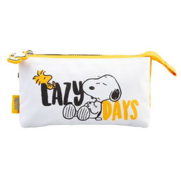 ERIK Estuche Triple Snoopy Lazy Days