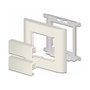 DeLOCK Placa de cubierta de módulo Easy 45 45 x 22,5 mm 10 piezas blanco