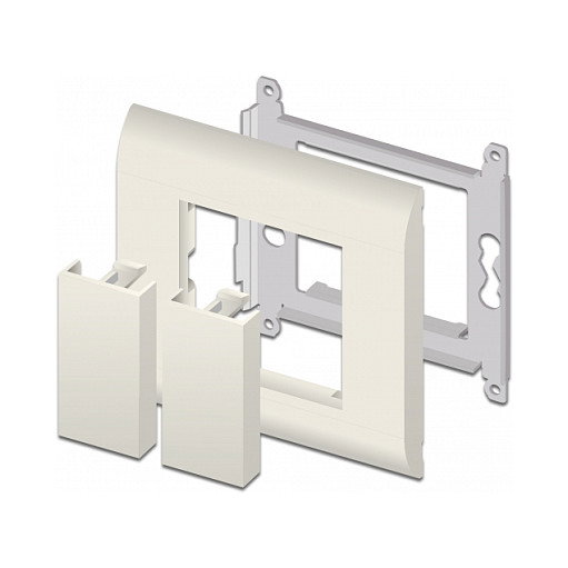 DeLOCK Placa de cubierta de módulo Easy 45 45 x 22,5 mm 10 piezas blanco