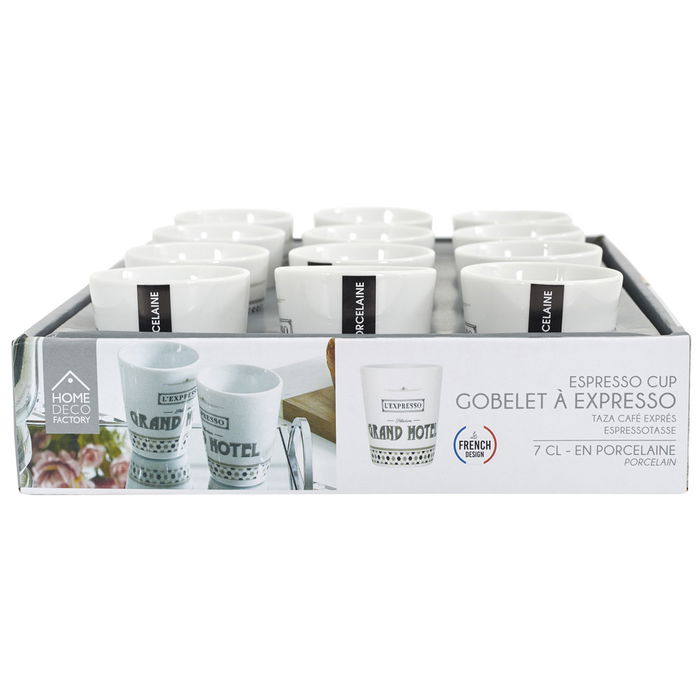 Home Deco Factory Grand Hotel Vaso Espresso 70 Ml