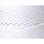Edm Cordón Trenzado Polipropileno Blanco 5 mm x 200 m Alta Tenacidad Resistente Químicos y UV Ideal Tendederos Agricultura y Bricolaje