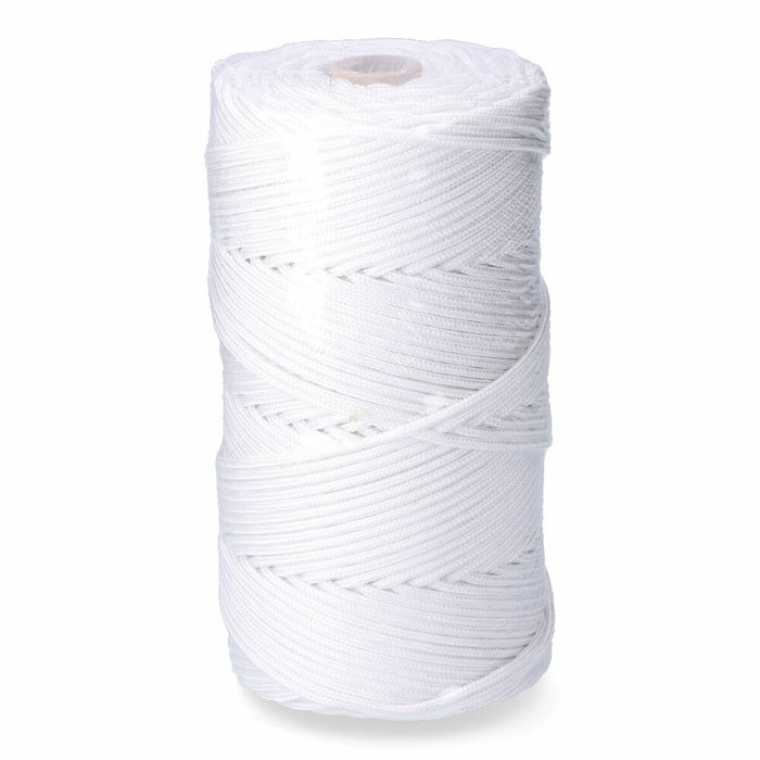 Edm Cordón trenzado de polipropileno blanco 5 mm x 200 m Edm Cordón trenzado de polipropileno blanco 5 mm x 200 m