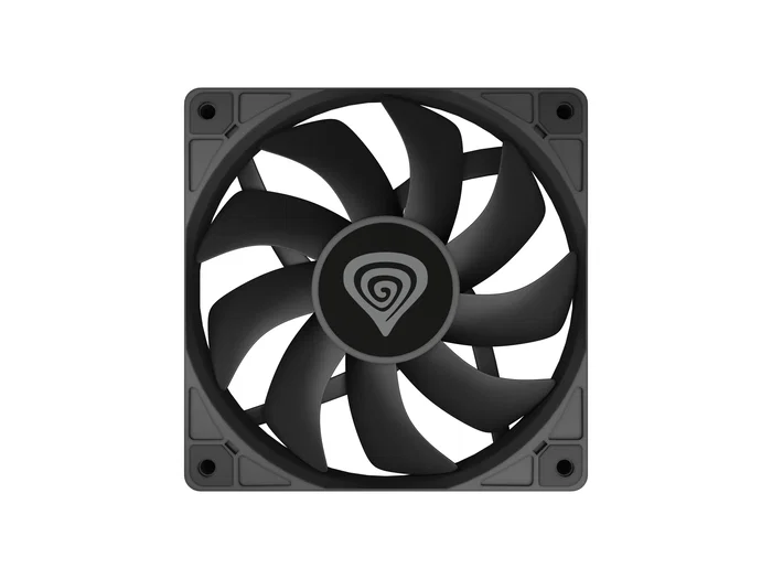 GENESIS Oxal 120 Ventilador para Caja de PC 120 mm, 1300 RPM, 46.1 CFM, 22.1 dB, 3 Pines, Negro, 1 Unidad