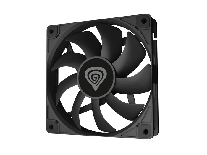 GENESIS Oxal 120 Ventilador para Caja de PC 120 mm, 1300 RPM, 46.1 CFM, 22.1 dB, 3 Pines, Negro, 1 Unidad