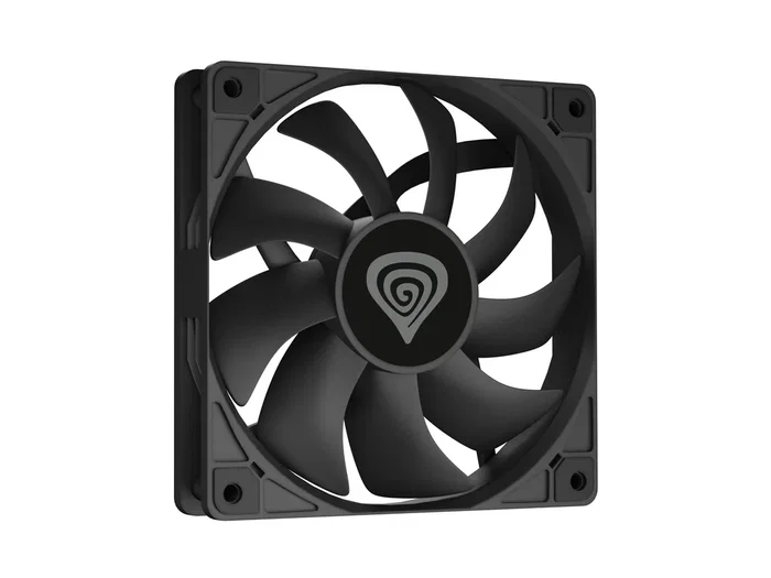 GENESIS Oxal 120 Ventilador para Caja de PC 120 mm, 1300 RPM, 46.1 CFM, 22.1 dB, 3 Pines, Negro, 1 Unidad
