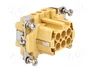 ILME Conector HDC Hembra JEI de 6 Pines