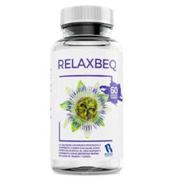 BEQUISA Relaxbeq 60 Cápsulas - Complemento Alimenticio para el Estrés y la Tensión con Valeriana, Melisa y Pasiflora