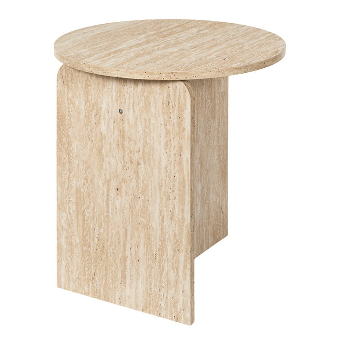 Home Deco Factory Mesa Auxiliar Terra Nova Pietra diámetro 45 cm, altura 45 cm