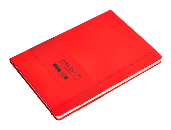 Antartik Cuaderno A4 Tapa Dura Hojas Puntos Rojo 100 Hojas 80 Gr Fsc
