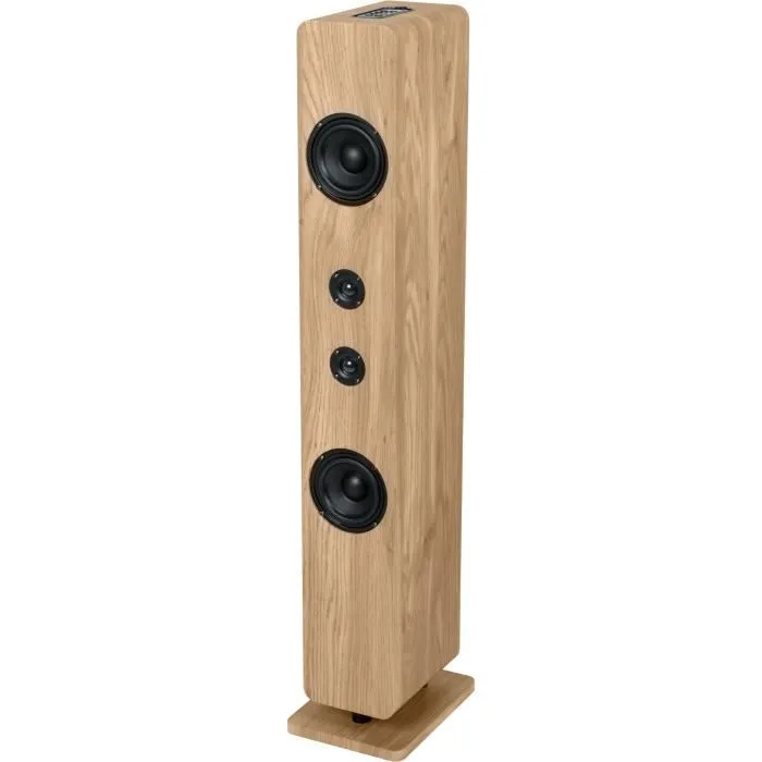 Thomson Torre de sonido Bluetooth M30 120W Madera/Negro