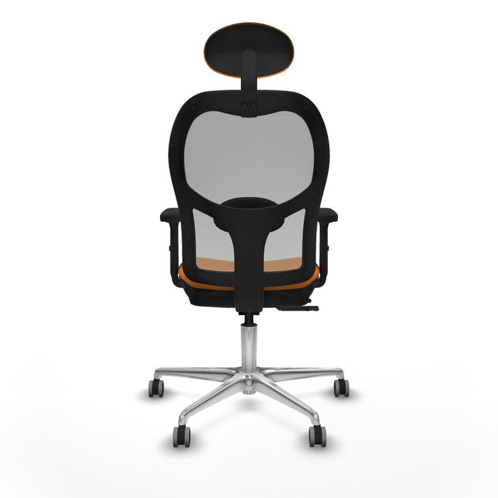 PIQUERAS Y CRESPO Silla de oficina Jorquera Naranja y Gris
