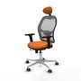 PIQUERAS Y CRESPO Silla de oficina Jorquera Naranja y Gris