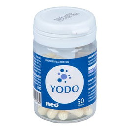 NEO Yodo Microgránulos Complemento Alimenticio de Yoduro de Potasio - 50 Cápsulas