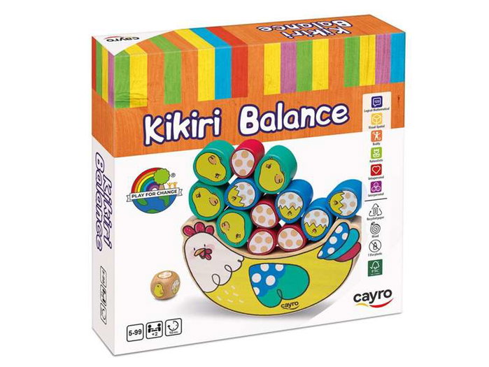 Cayro Kikiri Balance Juego de Madera FSC Multilingüe 5 años Cayro Kikiri Balance Juego de Madera FSC Multilingüe 5 años