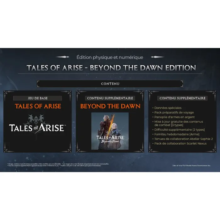 Bandai Namco Entertainment Tales of Arise - Edición Más allá del amanecer Juego para Nintendo Switch 2