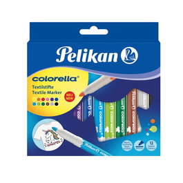 Pelikan Colorella Textil Estuche de 12 Marcadores (Set de 10)