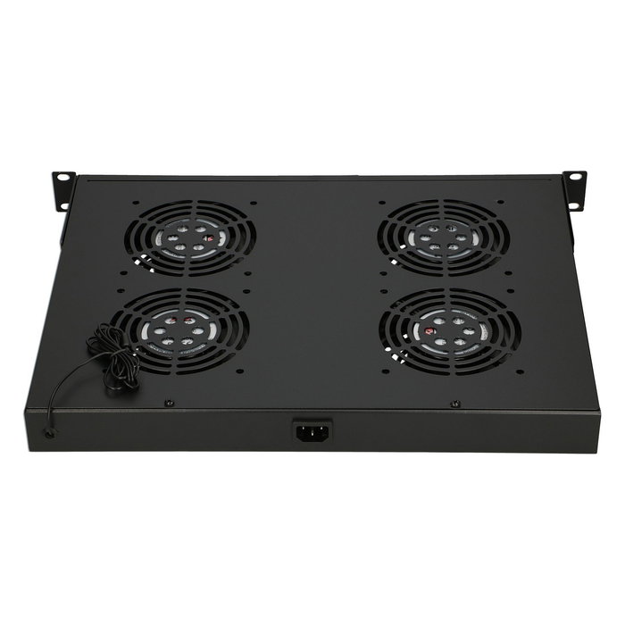Extralink Panel de ventilación de 19 pulgadas con 4 ventiladores y termostato Extralink Panel de ventilación de 19 pulgadas con 4 ventiladores y termostato