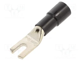 BM GROUP Terminal de horquilla aislado M4 para 16mm² negro