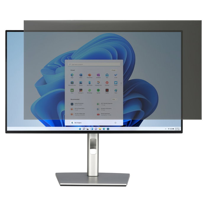 Kensington 2-Wege 15Stk. Filtro de Privacidad para Monitor de 27" 16:9 Anti-blue Antideslumbrante
