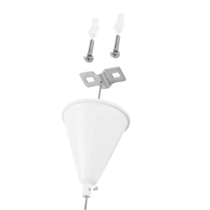 HO-SUS-T-B Suspensión Carril Trifásico Blanco 1 Metro