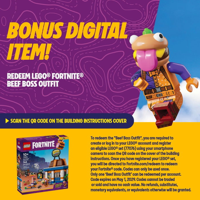 LEGO Fortnite Restaurante Durrr Burger 77076