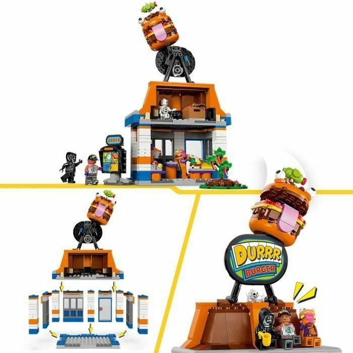 LEGO Fortnite 77076 Restaurante Durrr Burger - Set de construcción para niños de 10 años