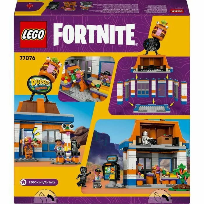 LEGO Fortnite 77076 Restaurante Durrr Burger - Set de construcción para niños de 10 años
