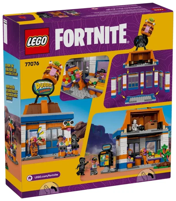 LEGO Fortnite 77076 Restaurante Durrr Burger - Set de construcción para niños de 10 años