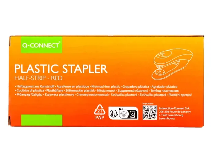 Q-connect Grapadora kf14206 roja de plástico ABS Q-connect Grapadora kf14206 roja de plástico ABS