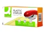 Q-connect Grapadora kf14206 roja de plástico ABS