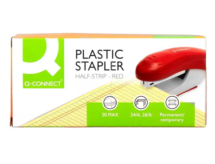 Q-connect Grapadora kf14206 roja de plástico ABS Q-connect Grapadora kf14206 roja de plástico ABS