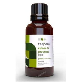 Terpenic Aceite Esencial Cipres Bio 30ml Descongestivo Venoso Linfático Prostático Antitusivo Sudorífico