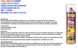 Flower Insecticida Fin Avispas Aerosol Spray