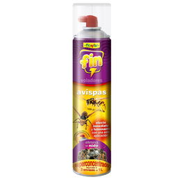 Flower Insecticida Aerosol Anti-Avispas y Nidos, Largo Alcance hasta 5m², Eliminación Rápida, 600 ml