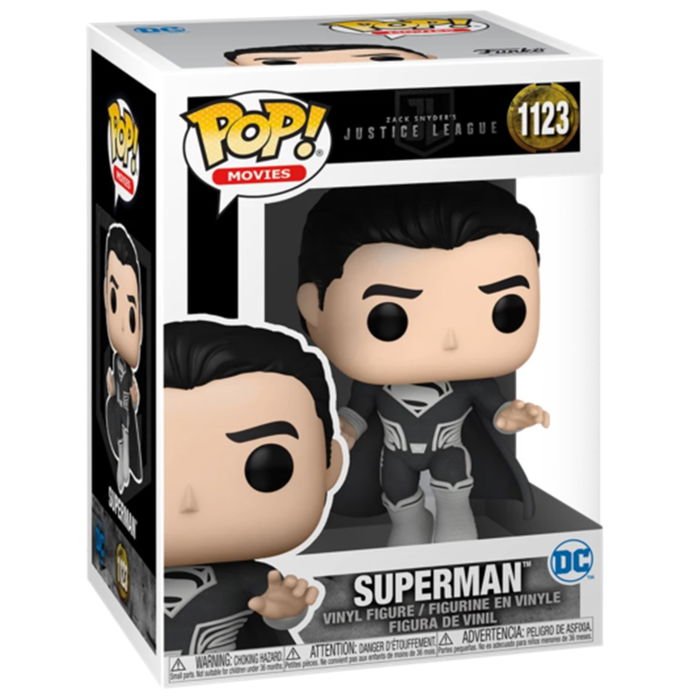 Funko Pop DC La Liga de la Justicia - Superman (Zack Snyder) - Figura de Vinilo de 9 cm