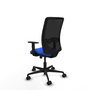 PIQUERAS Y CRESPO Silla de oficina Zulema con mecanismo Sincro/Traslack, Azul y Negro