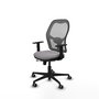 PIQUERAS Y CRESPO Silla de oficina Jorquera Gris con Mecanismo Sincro/Traslack