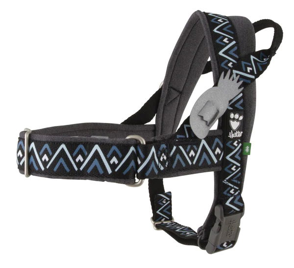 Hurtta Arnés H Razzle-Dazzle Ajustable 35-45cm, Reflective, Reciclado, Acero Inoxidable