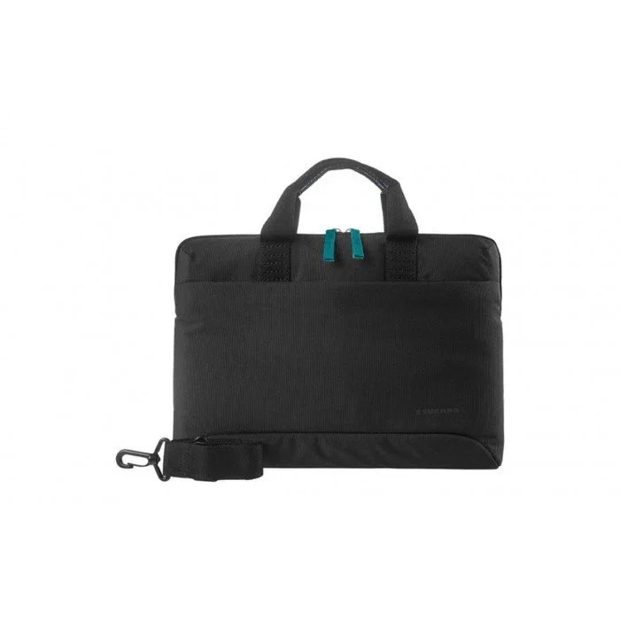Tucano Smilza Bandolera Neopreno Protectora para Portátil 35,6 cm (14") - Negro