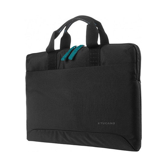 Tucano Smilza Funda Bandolera para MacBook Pro 13'\"/Air 13'\"/Pro 14'\", Negro, BSM1314-BK