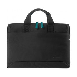 Tucano Smilza Funda Bandolera para MacBook Pro 13'\"/Air 13'\"/Pro 14'\", Negro, BSM1314-BK