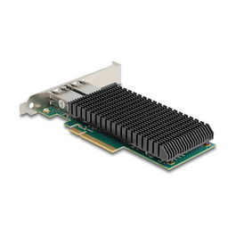 DeLOCK 88522 Tarjeta de Red PCI Express x8 10 Gigabit Ethernet, 2 Puertos RJ45, LAN 10/100/1000/10000 Mbit/s, Intel X540, Interna para PC, Jumbo Frames