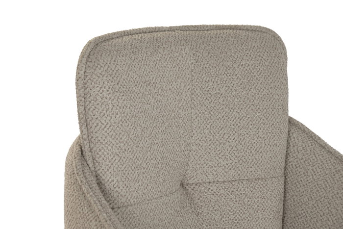 DKD Home Decor Silla de Madera de Hevea y Poliéster Marrón