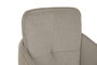 DKD Home Decor Silla de Madera de Hevea y Poliéster Marrón