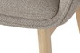 DKD Home Decor Silla de Madera de Hevea y Poliéster Marrón