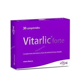VITAE Vitarlic Forte (Kyolic Forte) 1000Mg 30 Comprimidos - Extracto de ajo añejado orgánico para función cardiovascular y defensas