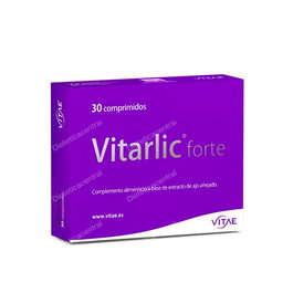 VITAE Vitarlic Forte (Kyolic Forte) 1000Mg 30 Comprimidos - Extracto de ajo añejado orgánico para función cardiovascular y defensas