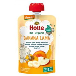 HOLLE Smoothie Banana Platano 6 Meses 100Gr Lama Platano