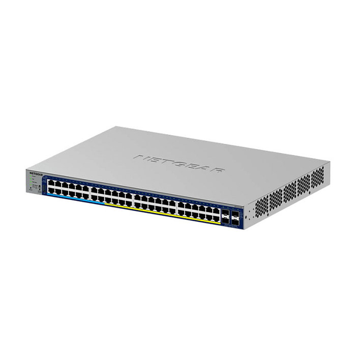 NETGEAR GS752TXUP Switch Inteligente PoE Gestionado 52 Puertos Gigabit Ethernet 48 PoE+ 16 PoE++ 640W Montaje en Rack 1U