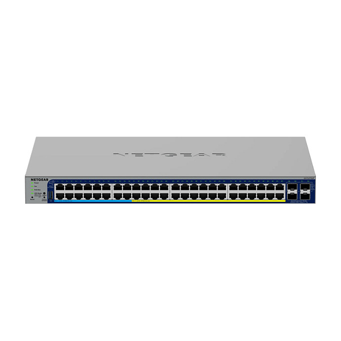 NETGEAR GS752TXUP Switch Inteligente PoE Gestionado 52 Puertos Gigabit Ethernet 48 PoE+ 16 PoE++ 640W Montaje en Rack 1U